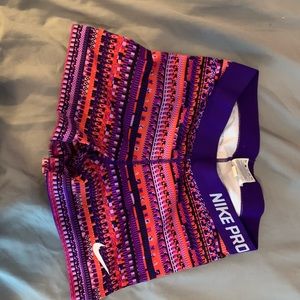Nike pro spandex shorts